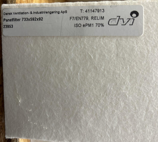 Exhausto VEX 150 – F7 - Filters.dk