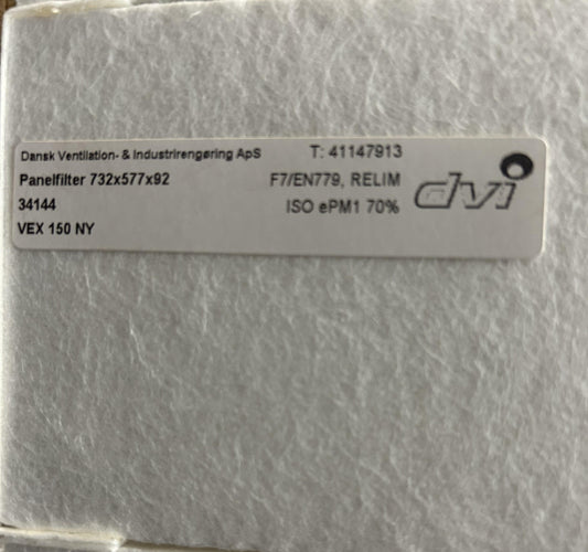 Exhausto VEX 150 NY F7 - Filters.dk