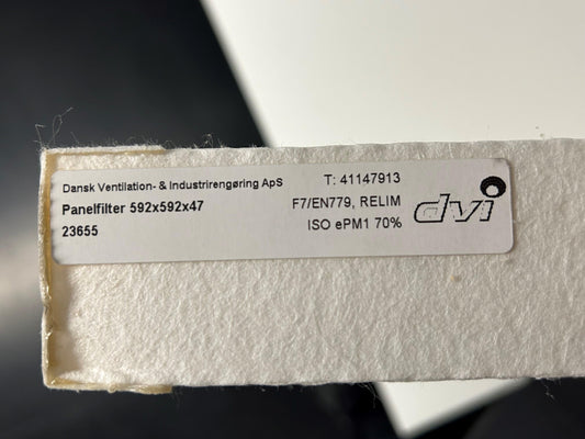 VEX 5,5 – F7 592x592x48 - Filters.dk